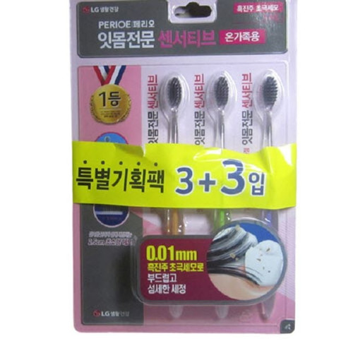 페리오 센서티브 온가족용 흑진주 3+3입