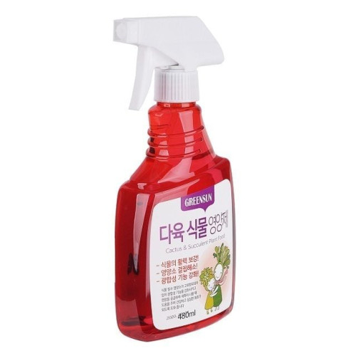 스프레이형 다육식물 영양제-480mL 선인장 알로에