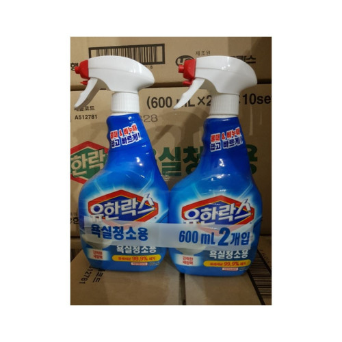 유한락스 욕실청소용 600ml+600ml 기획