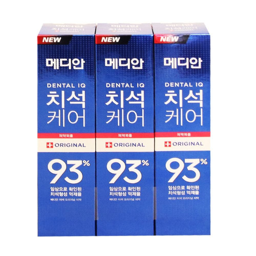 메디안 치석케어 치약 150g 3개입