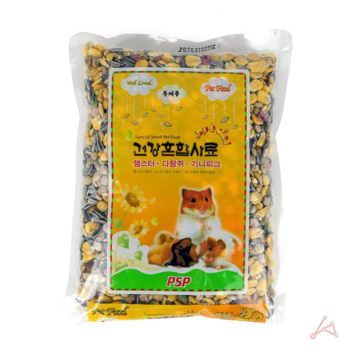 햄스터밥 다람쥐 애완동물 사료 600g