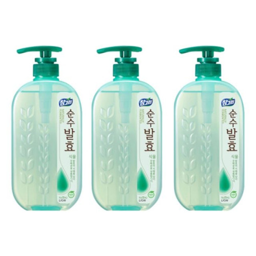 참그린 순수발효식물 주방세제 750g 용기 3개입