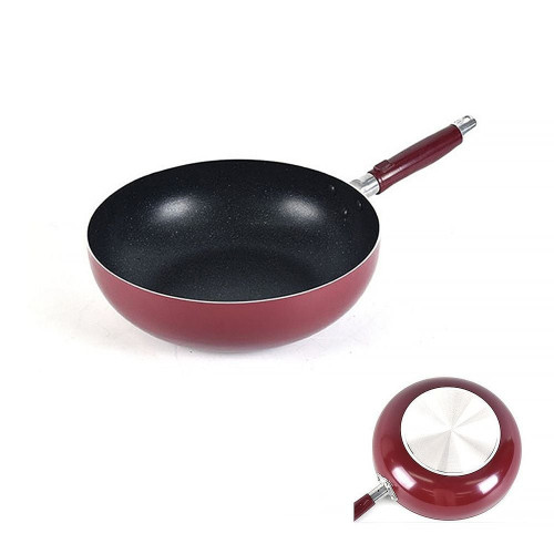 보급형 업소용 마블 코팅 튀김팬 28cm