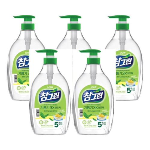 참그린 기름기 뽀드득 500g 용기 5개입