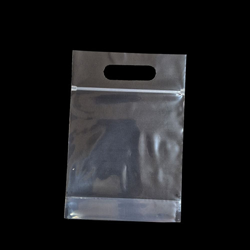 스탠드형 손잡이 지퍼봉투 18X20cm폭6cm 밑8cm 50매