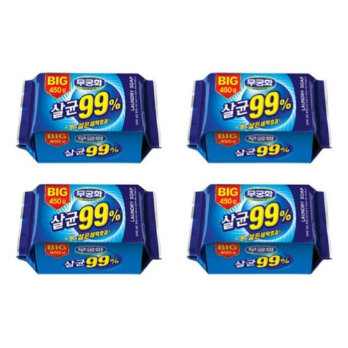 세탁비누 무궁화세탁비누 230g 무궁화 4개입 99비누 230g4개비누