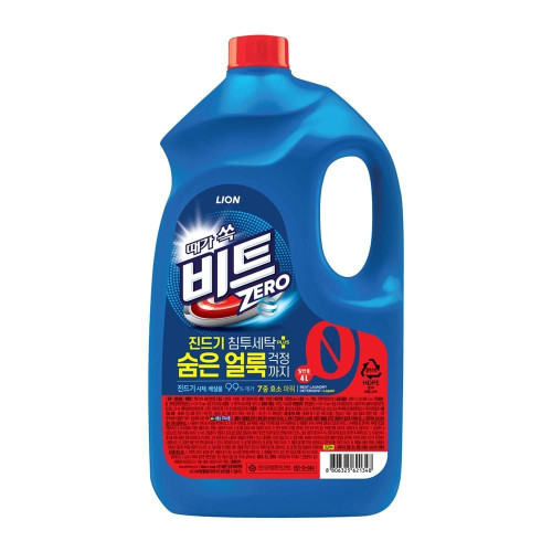 LION 때가 쏙 비트 진드기 침투 세탁 세제 일반용 4L