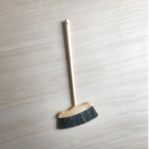 원목 T방비 빗자루