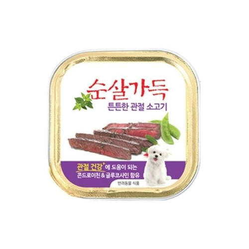 튼튼한 소고기 100g 24개 애견통조림 강아지통조림