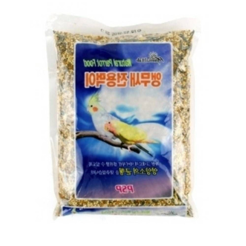 앵무새 전용먹이 700g 왕관앵무먹이 사랑앵무모이 앵