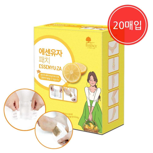 건강 발패치 에센스네이쳐 에센유자 밴드형 20매입