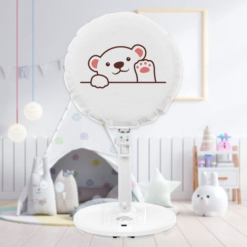 부직포 선풍기커버 북극곰 /써큘레이터 덮개 망