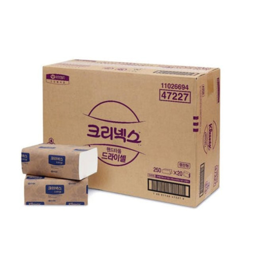 47227 크리넥스 드라이셀 F250(VF) 250매X20밴드