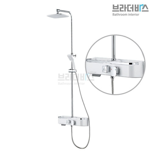 조절 레인샤워 선반 욕실샤워기 해바라기헤드 수전샤워기