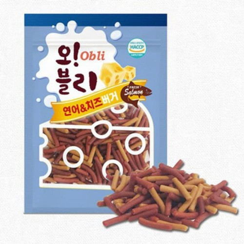 오블리 연어n치즈버거100g