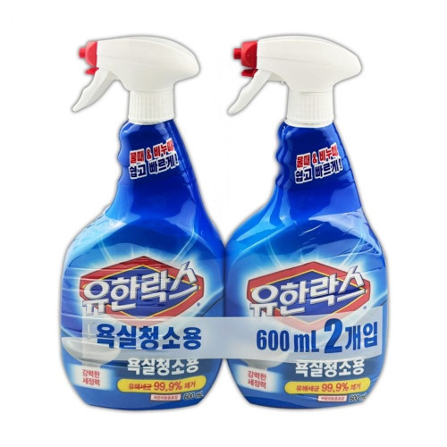욕실 곰팡이제거 유한락스 600ml(2개입)