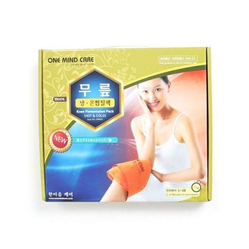 무릎 냉온 찜질팩 벨트형 황토성분 함유 전자렌지