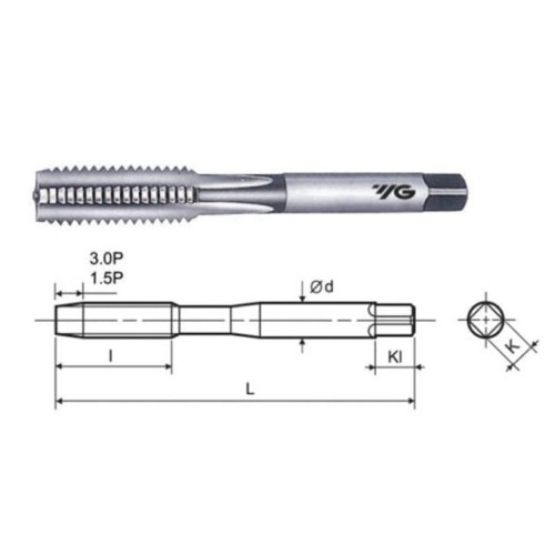 초경핸드탭 CHT030-050 M3X0.5(T0451203) (1EA)