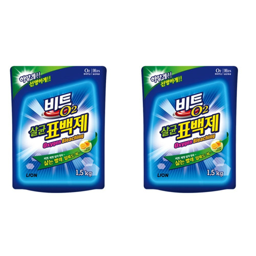비트 세탁세제 산소표백제 1.5kg 2개입