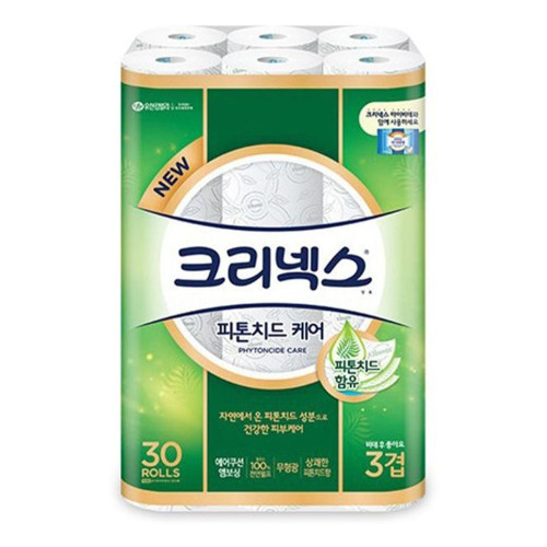 크리넥스 휴지 숲 속의 피톤치드 3겹 30롤 화장지