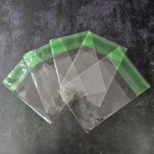 opp 접착식 투명 쿠키 포장 비닐 8cmx8cm 50매
