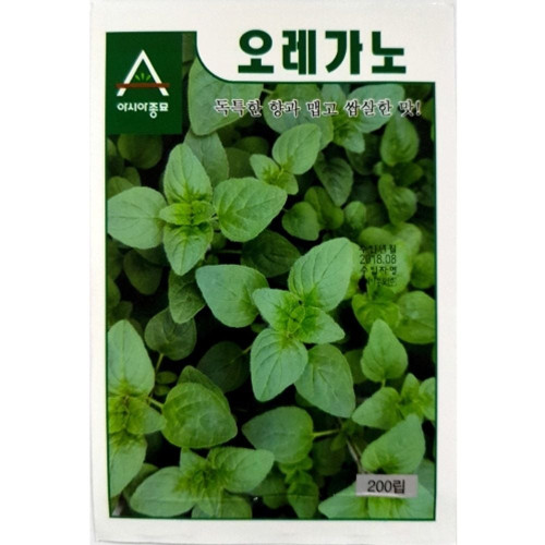 박하향 오레가노 씨앗 요리용 허브 종자