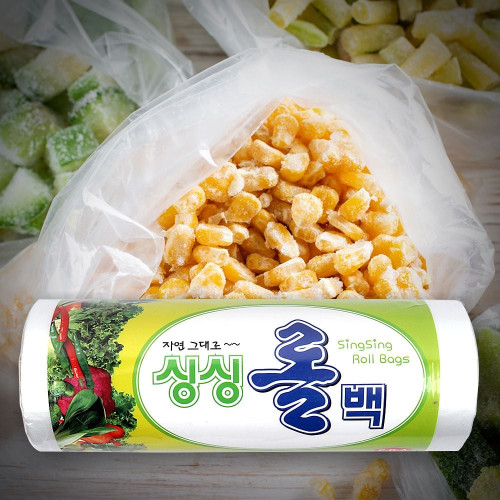 롤백 35X45 500매/위생 1회용 비닐 봉지 롤팩 봉투