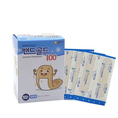 밴드골드 일회용밴드 100매입 X3개 일자형 일반밴드